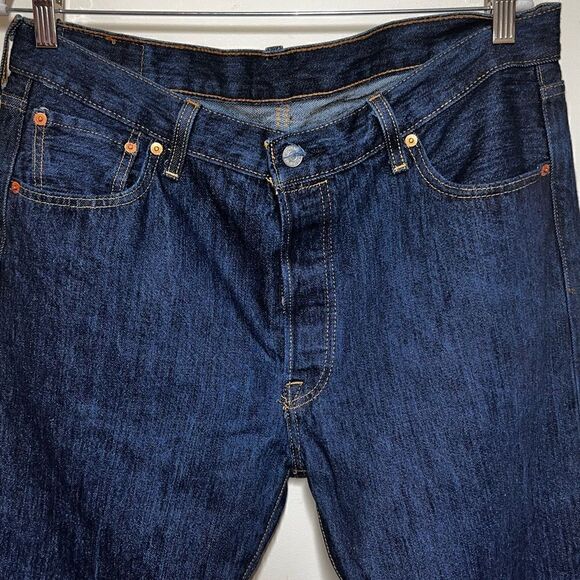 Levi's Men's Bootcut Jeans - Dark Blue - Picture 6 of 6